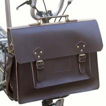 London Craftwork Exclusive Leather Satchel Bag for Brompton Dark Brown C-Bag (Ba - £108.00 GBP+