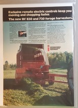 International Harvester  Advertisement  New 720 and 830 Forage Harvesters - £14.60 GBP