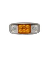 MILITARY CLEARANCE ALLOY SIDE MARKER- 24V LED LIGHT (Amber) - $47.80 CAD