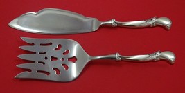 Waltz of Spring by Wallace Sterling Silver Fish Serving Set 2 Piece Custom Made - $132.76