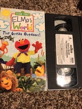 Elmos World - The Great Outdoors VHS Video  - £4.45 GBP