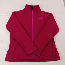 The North Face Women’s Red Morning Glory Full Zip Soft Fleece Jacket Siz... - $364.34 MXN