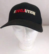 Revolution Black Unisex Embroidered Fitted Baseball Cap Size M/L - $14.54