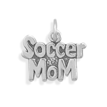 Sterling Silver Soccer Mom Charm - $18.95