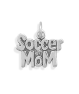 Sterling Silver Soccer Mom Charm - £15.14 GBP