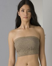 NWT Free People Lace Bandeau Top F715O220A Taupe Size Small - £4.66 GBP