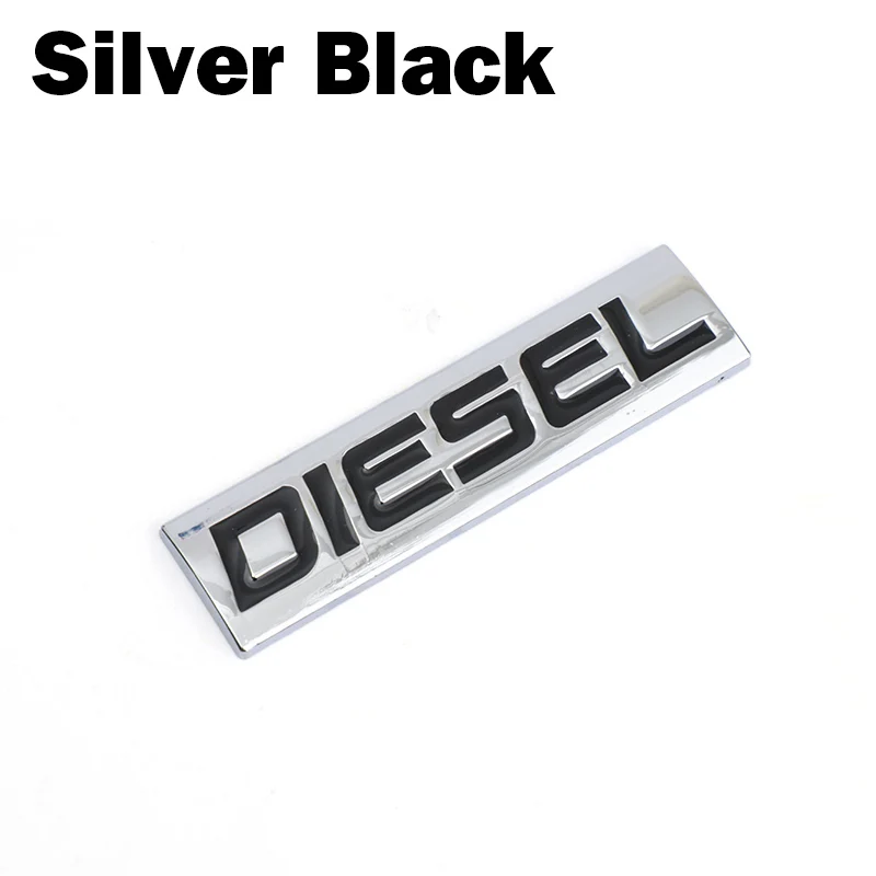 Car Styling 3D Metal Chrome Zinc Alloy Emblem Universal Diesel Logo Car ... - £12.50 GBP