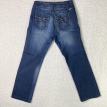 Vertigo Studio Jeans Womens 31 Waist Straight Bling Stretch Denim Pants ... - £12.15 GBP