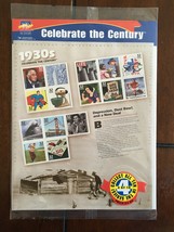 USPS Celebrate the Century 1930s Mint Stamp Sheet Set in original packaging - $25.00