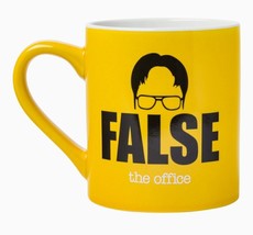 The Office: Dwight’s: Shirt: Ceramic: Yellow: &quot;False&quot; Coffee: 14 Oz. Mug: New - £15.17 GBP