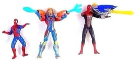 SPIDER-MAN - Set *3 SPIDER-MAN Action Figures ,Collector&#39;s Figures ,High Quality - £25.58 GBP