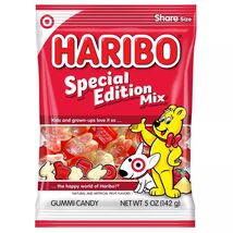 HARIBO Special Edition Gummy Candy Mix Multicolor 5oz Bag Traditional Cut - $627.24 MXN