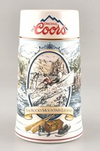 *1992 Coors Beer Stein The Rocky Mountain Legend #66436 Made In Brazil - $175.35 MXN