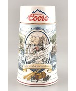 *1992 Coors Beer Stein The Rocky Mountain Legend #66436 Made In Brazil - $175.35 MXN