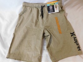 Hurley Youth Hybrid Tan Shorts Size 18/20 Brand New - £15.41 GBP