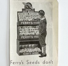 1931 Ferry&#39;s Seeds Advertisement Antique Agriculture Farm Ephemera Garden - £15.73 GBP