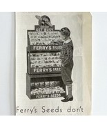 1931 Ferry&#39;s Seeds Advertisement Antique Agriculture Farm Ephemera Garden - £15.72 GBP