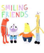 Smiling Friends Plush Doll Alan Pim Charlie Stuffed Animal Soft Toys - $21.10 CAD