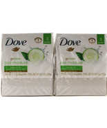 6 Dove Go Fresh Cool Moisture Beauty Bars With Cucumber And Green Tea Scent - $25.86 CAD