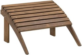 Linon Adirondack Woodstock Ottoman, Teak Stain, Linon Home Décor. - £37.56 GBP