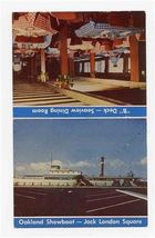 Oakland Showboat SS Petaluma Jack London Square Advertising Card  - $17.80