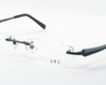 OGI MOD. 704 50-18-140mm Brillen Fassungen Teal / Grey, Rimless Metall - $70.29