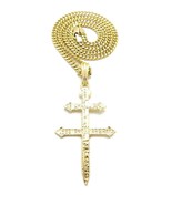 New patriarchal Cross Pendant Box, Rope, Cuban Chain Fashion Necklace XS... - $15.15+