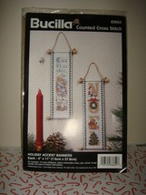 Bucilla Christmas Holiday Accent Banners Cross Stitch Kit - $14.49