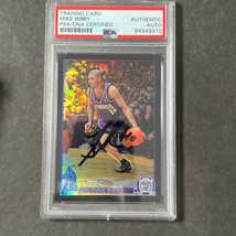 2003-04 Topps Chrome #10 Mike Bibby Signed Card AUTO PSA Slabbed Kings - £39.30 GBP