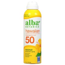 Alba Botanica Sunscreen Spray for Face and Body, Broad Spectrum SPF 50 S... - $181.02 MXN