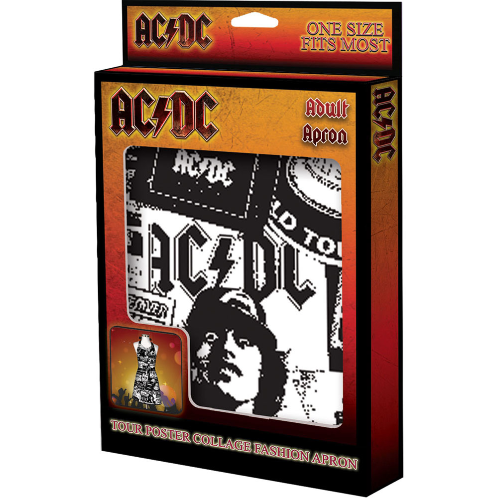 AC/DC Black &amp; White Apron - $26.52