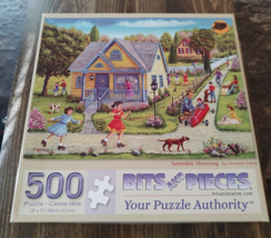 Saturday Morning Christine Carey Art 1000 Piece Jigsaw Puzzle Bits And P... - $7.38