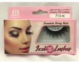 IZZI 3D LASHES LIGHT &amp; SOFT AS A FEATHER LUXURY 3D LASHES #715 M HUMAN R... - $2.59