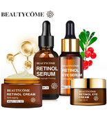 BEAUTYCOME Retinol Face Eye Cream Serum 4PCS/SET Firming Lifting Anti-Aging - £28.57 GBP