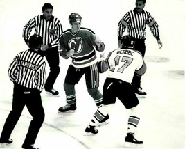 Craig Berube Troy Crowder 8X10 Photo Hockey Philadelphia Flyers Devils Picture - £3.94 GBP