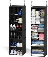 Spaceaid 2 Pack Hanging Closet Organizer And Storage With Dividers, 24, ... - $46.63 CAD
