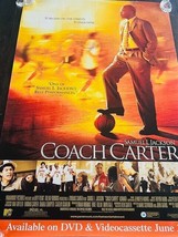Movie Theater Cinema Poster Lobby Card 2005 Coach Carter Samuel L Jackso... - $29.65