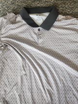 OAKLEY GOLF POLO SHIRT XL GRAY BLACK HTF EUC EXCELLENT - £11.93 GBP