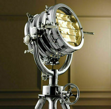 Halloween Vintage Industrial Designer Chrome Nautical Big Spot Light - £413.25 GBP