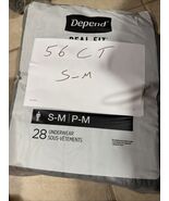 Depend Real Fit Maximum Absorbency Underwear for Men S/M  Grey 56 Count ... - $660.20 MXN