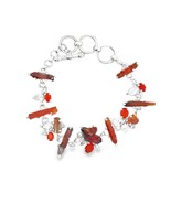 Zincite Carnelian White Topaz Bracelet - $789.50 CAD