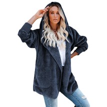 GBVLGAR 2020 Women Autumn And Winter Coat Long Sleeve Oversize Casual Lo... - $149.73