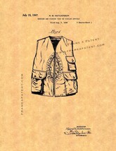 Hunting And Fishing Vest Patent Print - £6.26 GBP+