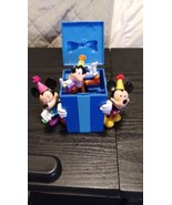 Disney Mickey Mouse, Minnie Mouse &amp; Pluto Happy Birthday Pop-Up Box Vintage - $413.77 MXN
