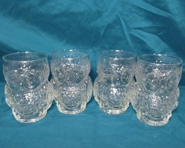 4 Vintage Retro MCM Libbey 3D Owl Shaped Tumblers Beverage Juice Glasses - £28.02 GBP
