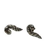 Margot de Taxco Handcrafted Sterling Silver Modernist Artist Earrings Me... - €143,42 EUR