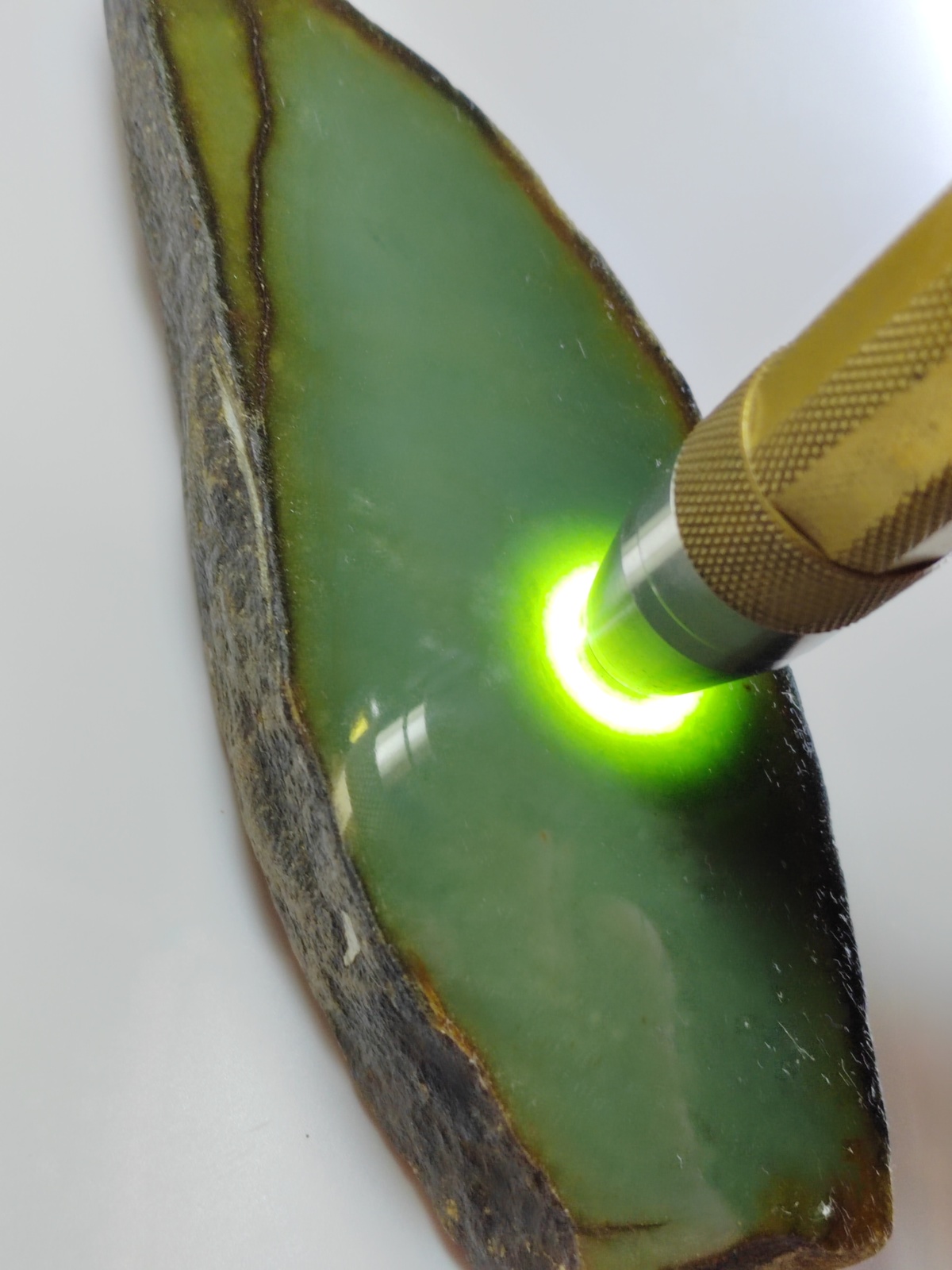 Icy Ice Vintage Old Green Burma Jadeite Jade Rough Stone # 737 gram # 3685 carat Item image 3