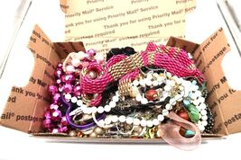 Craft Repair Costume Junk Jewelry Lot USPS Small Flat Rate Box JL6102423 - $15.00