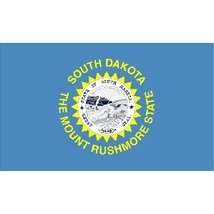 Fox Outdoor 84-6405 3 x 5 ft. South Dakota State Flag - £7.46 GBP