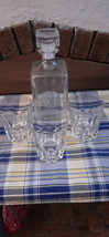 Union Square Whisky Decanter With 3 Double Glasses, Made In Italy - $13.00